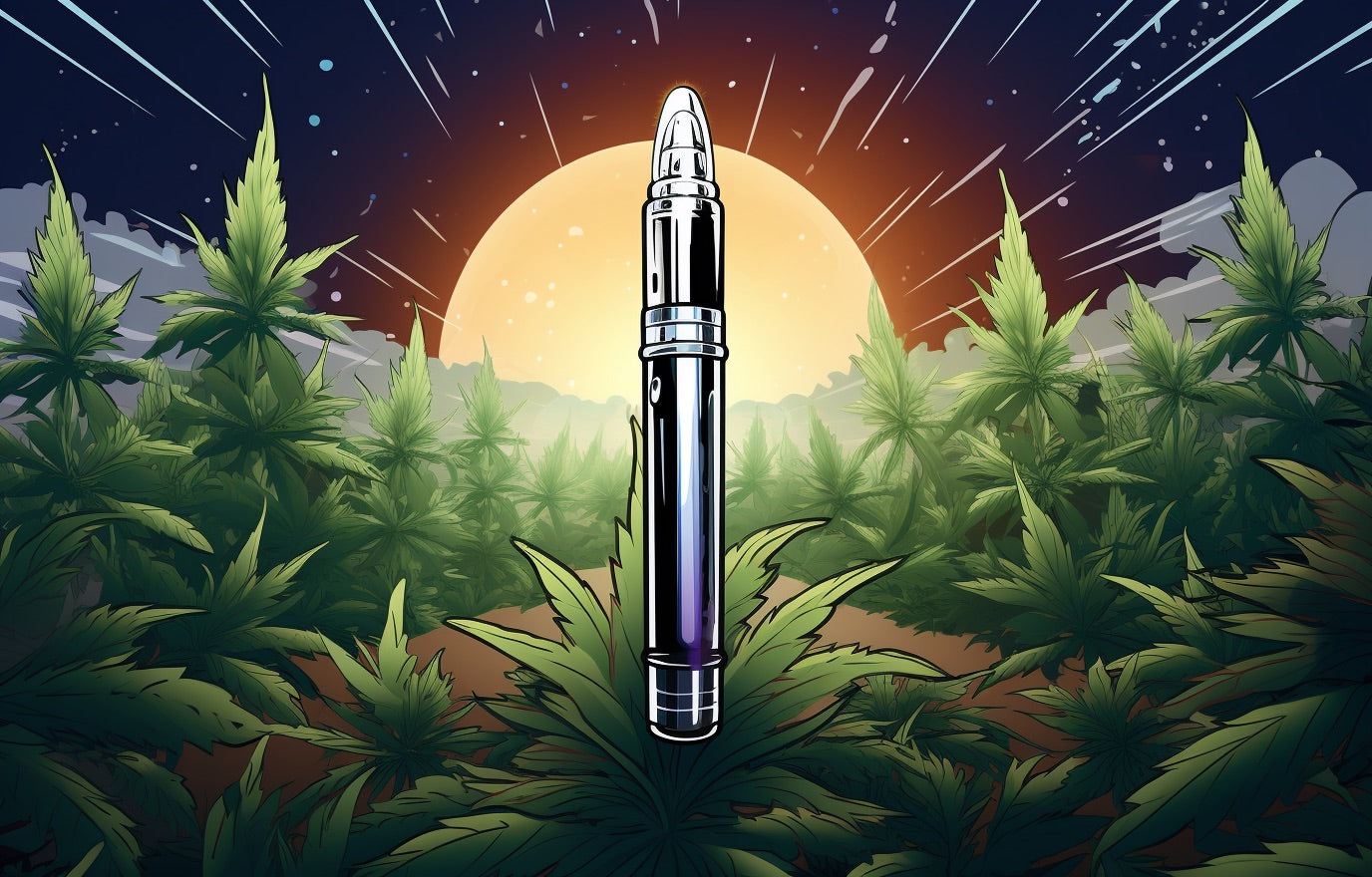 Eos Verdampfer Vape Pen in Chrome