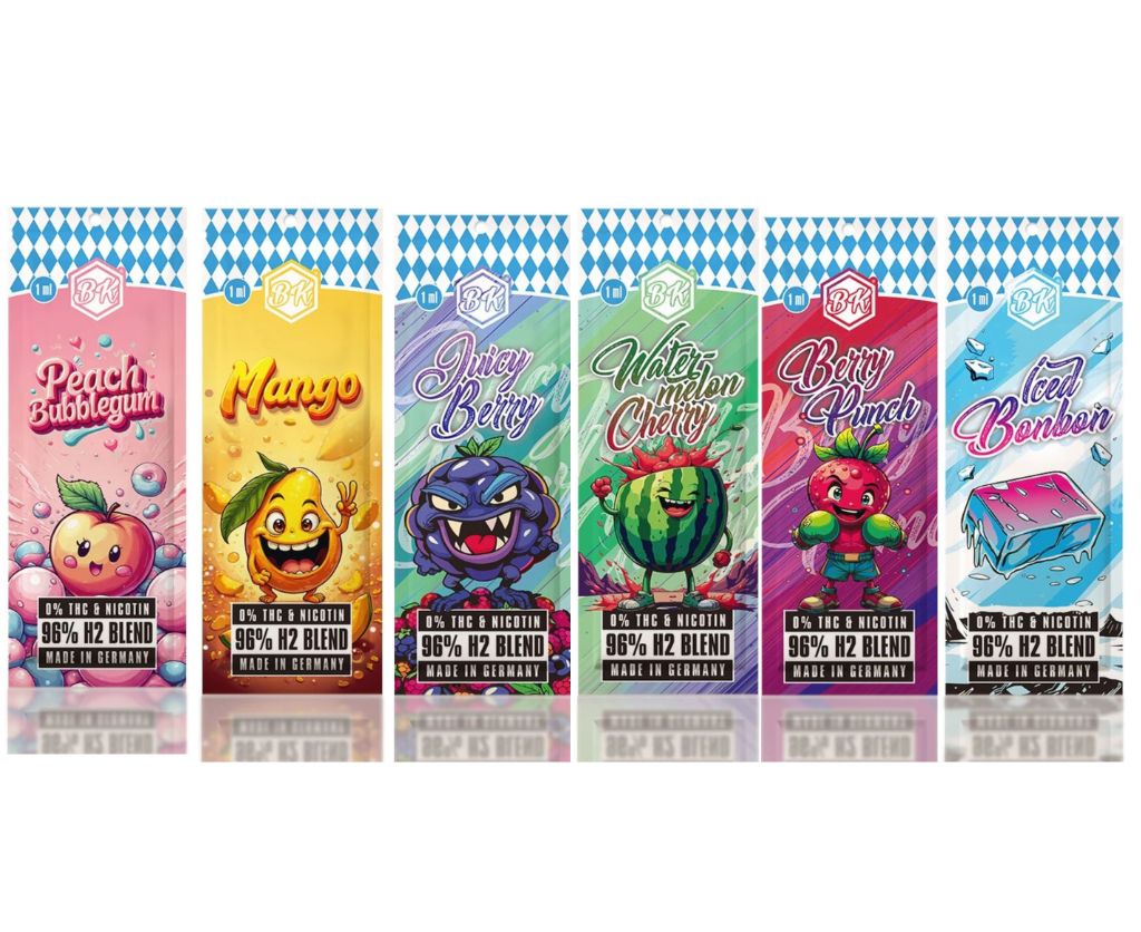 Alle Bavarian Kraut Vapes auf einem Bild