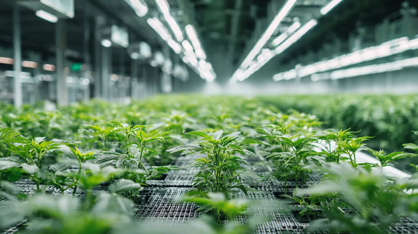 CBG Blüten in der Produktion