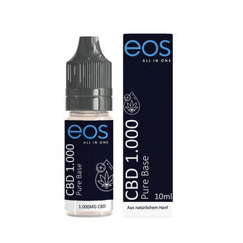 Eos CBD Liquid Pure Base mit Fläschchen