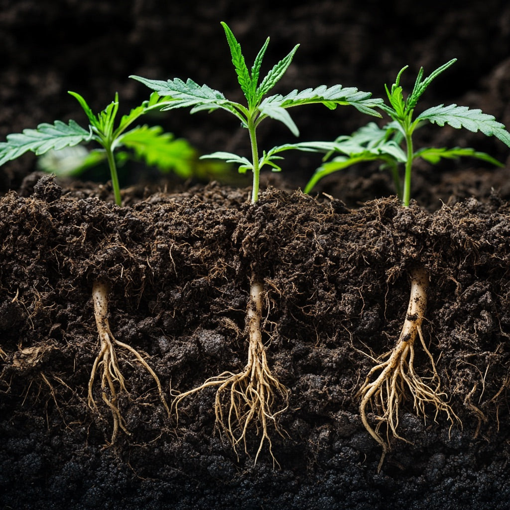 Umtopfen von Cannabispflanzen