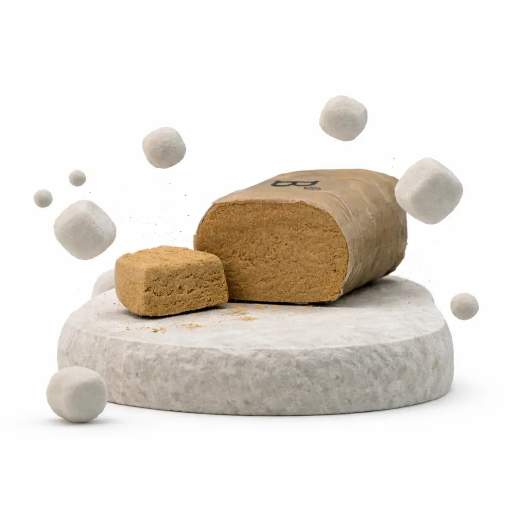 Hasch Sorte Vanilla Cream auf einem Stein